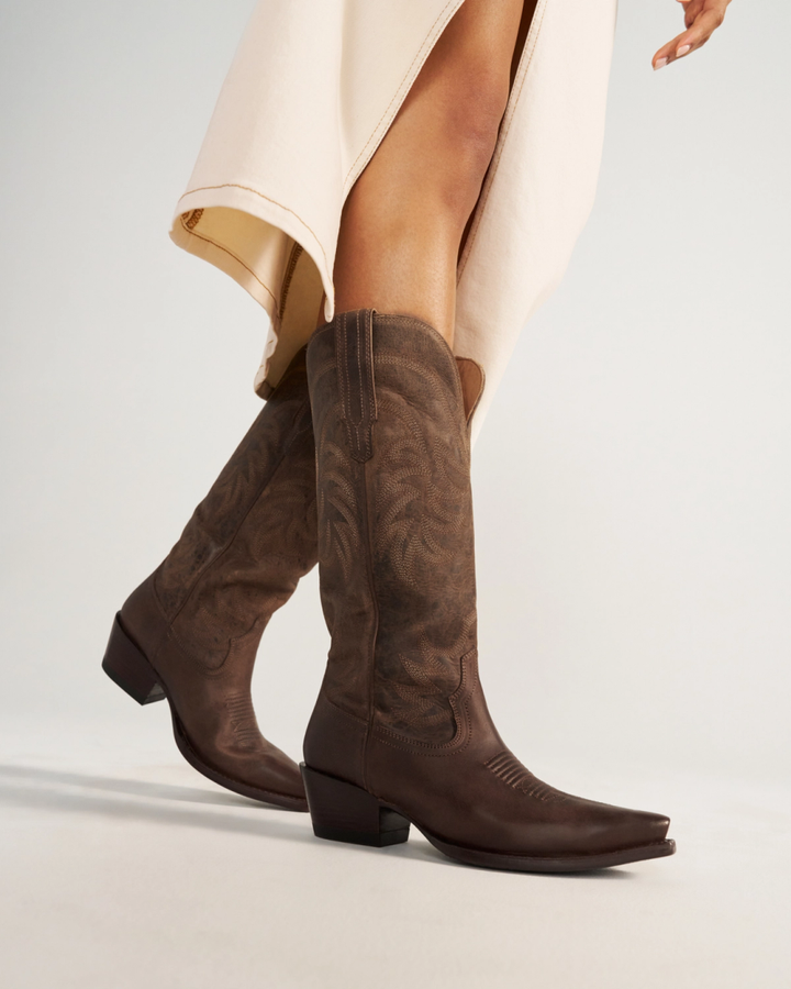 TECOVAS - The Annie in Cafe Goat Boots