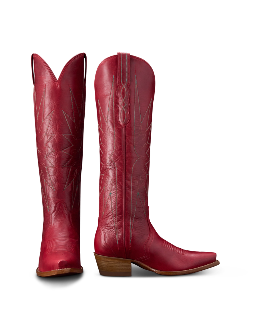 TECOVAS - The Loretta Ruby Goat in Red Boots