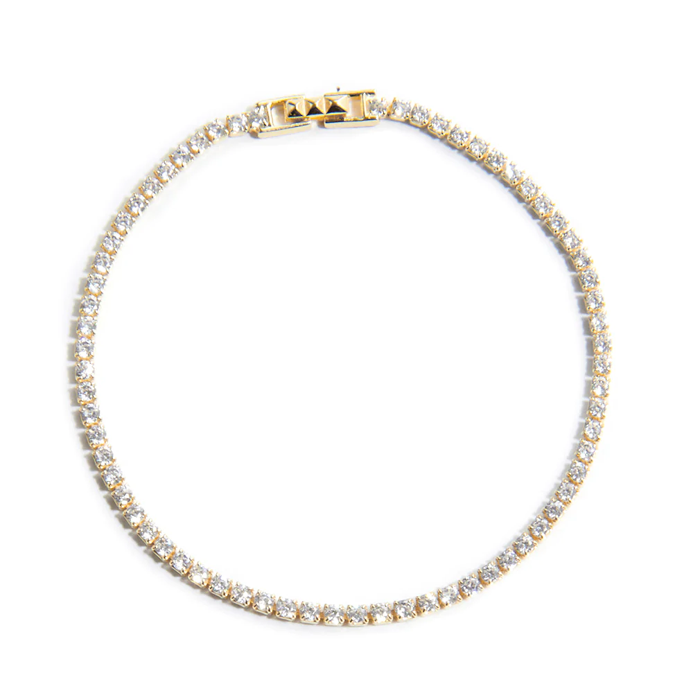 Nickho Rey - Tomo Tennis Bracelet in Gold