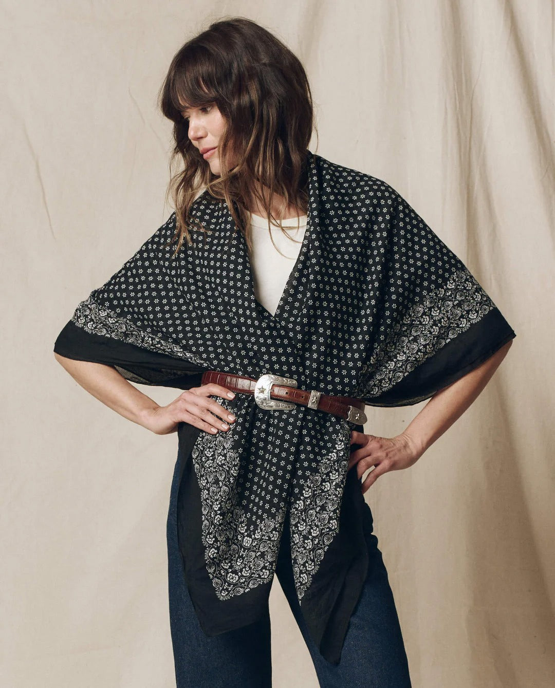 The Great - The Big Bandana in Almost Black Scarves