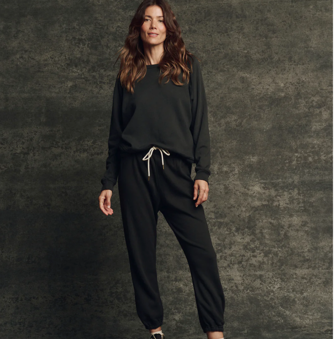THE GREAT - The Rookie Sweatshirt in Almost Black Sweatshirts