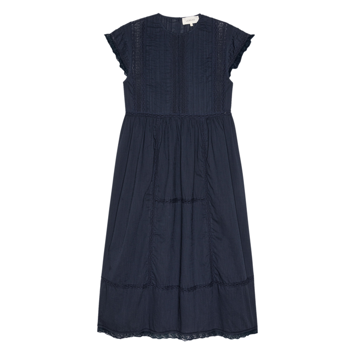 THE GREAT - The Sonnet Dress in Navy Dress