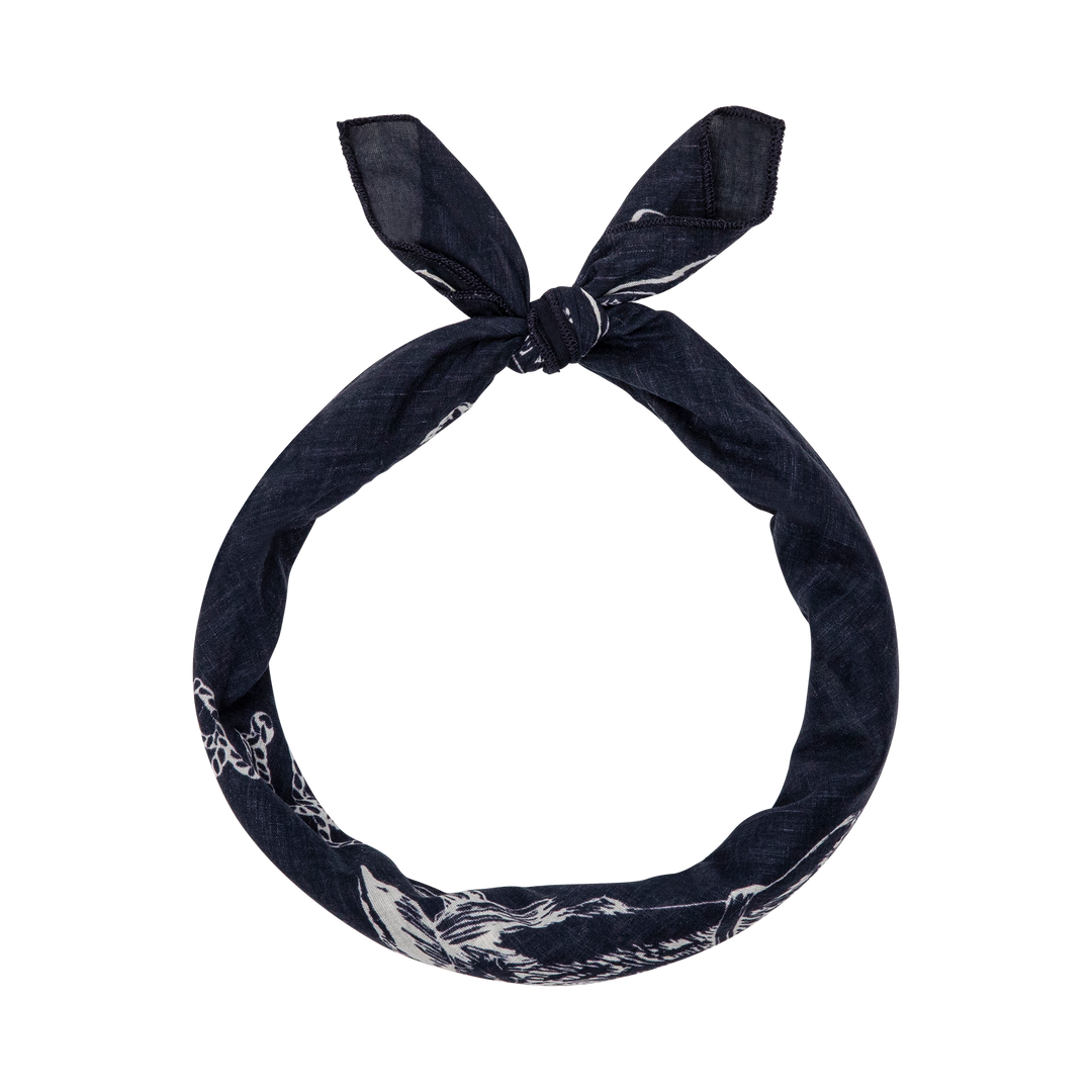 THE GREAT X STETSON - The Stetson Western  Bandana in Navy Accessories