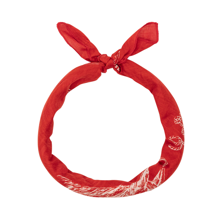 THE GREAT X STETSON - The Stetson Western  Bandana in Red Scarves