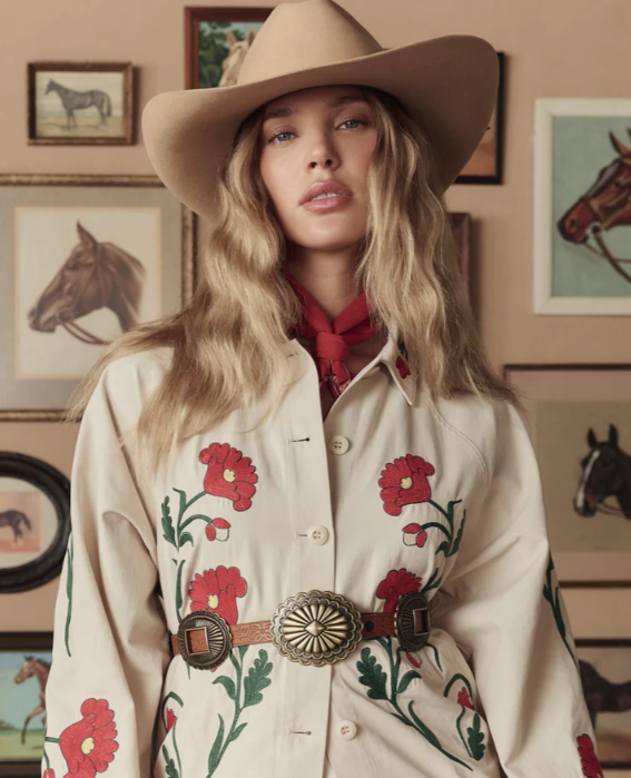 THE GREAT X STETSON - The Stetson Western  Bandana in Red Scarves