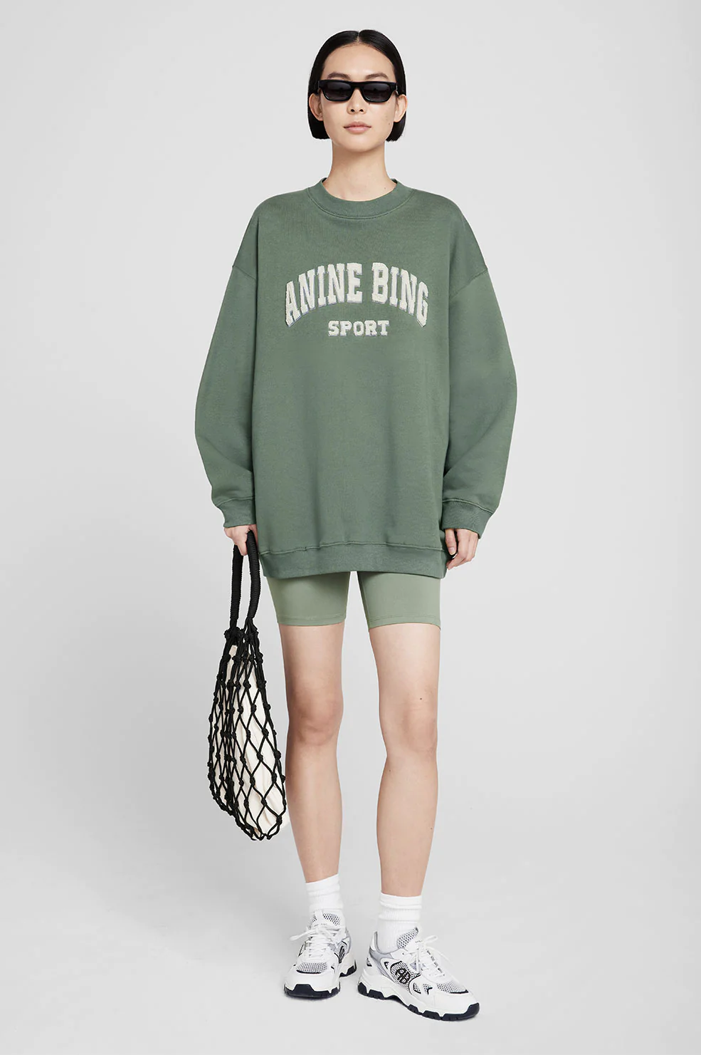 Anine Bing - Tyler Sweatshirt in Artichoke