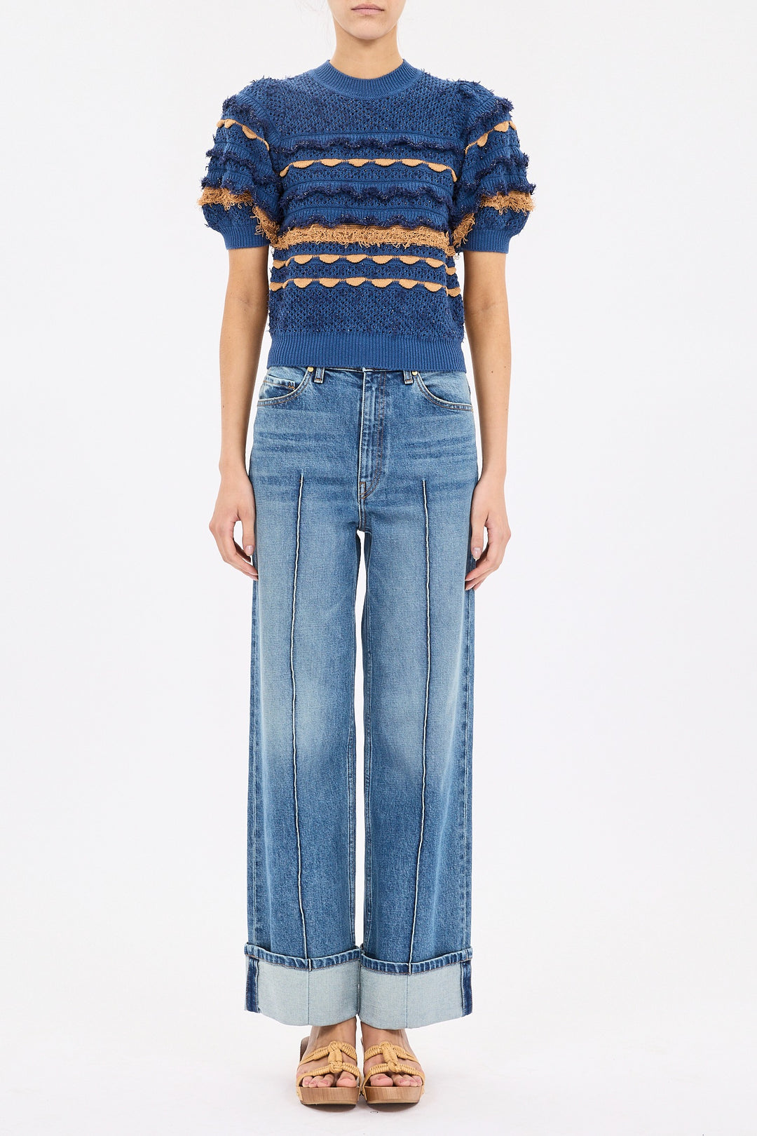 ULLA JOHNSON - Andira Knit Top in Daybreak