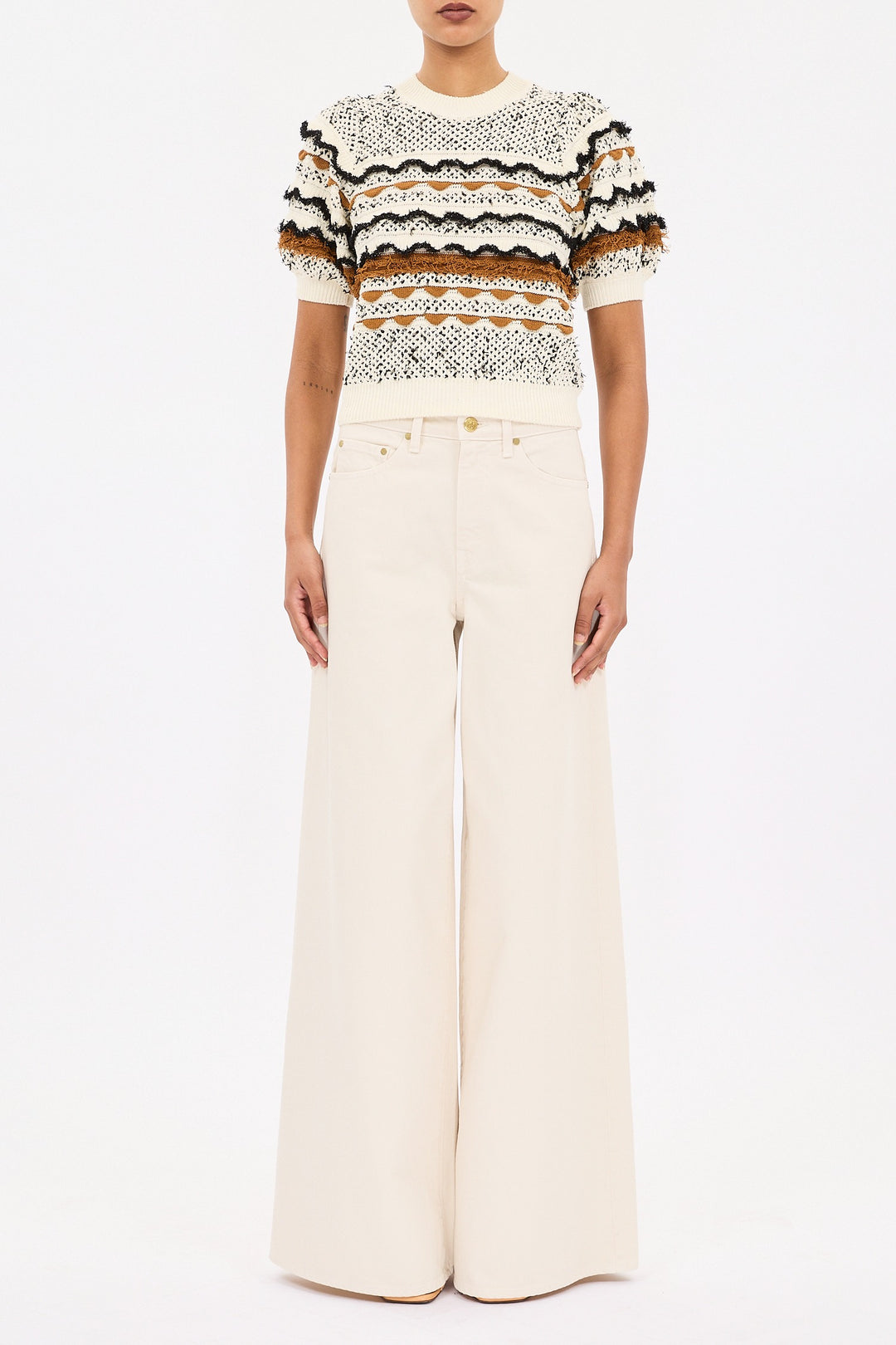 ULLA JOHNSON - Andira Knit Top in Scallop