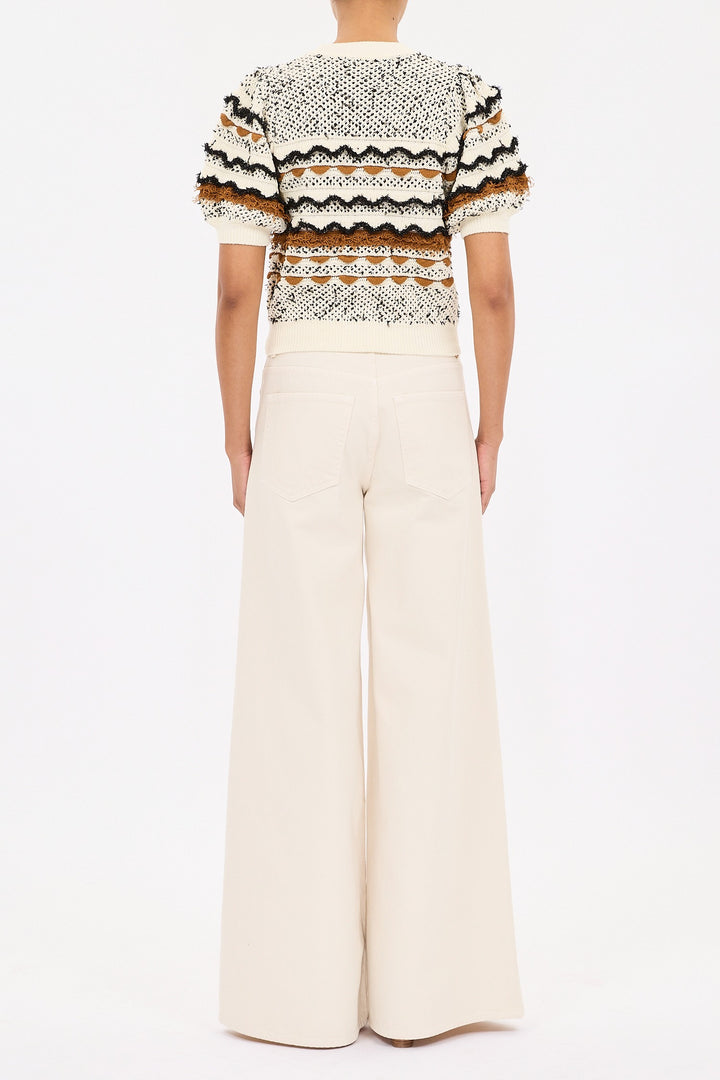 ULLA JOHNSON - Andira Knit Top in Scallop