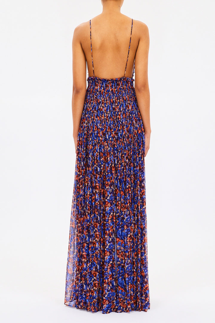 ULLA JOHNSON - Atrani SL Silk Gown in Violet