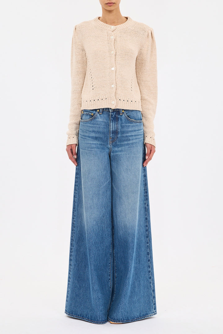 ULLA JOHNSON - Delphina Cardigan in Cowrie