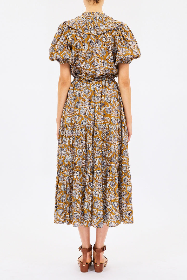 ULLA JOHNSON - Elvie Cotton Top in Fennel Blossom