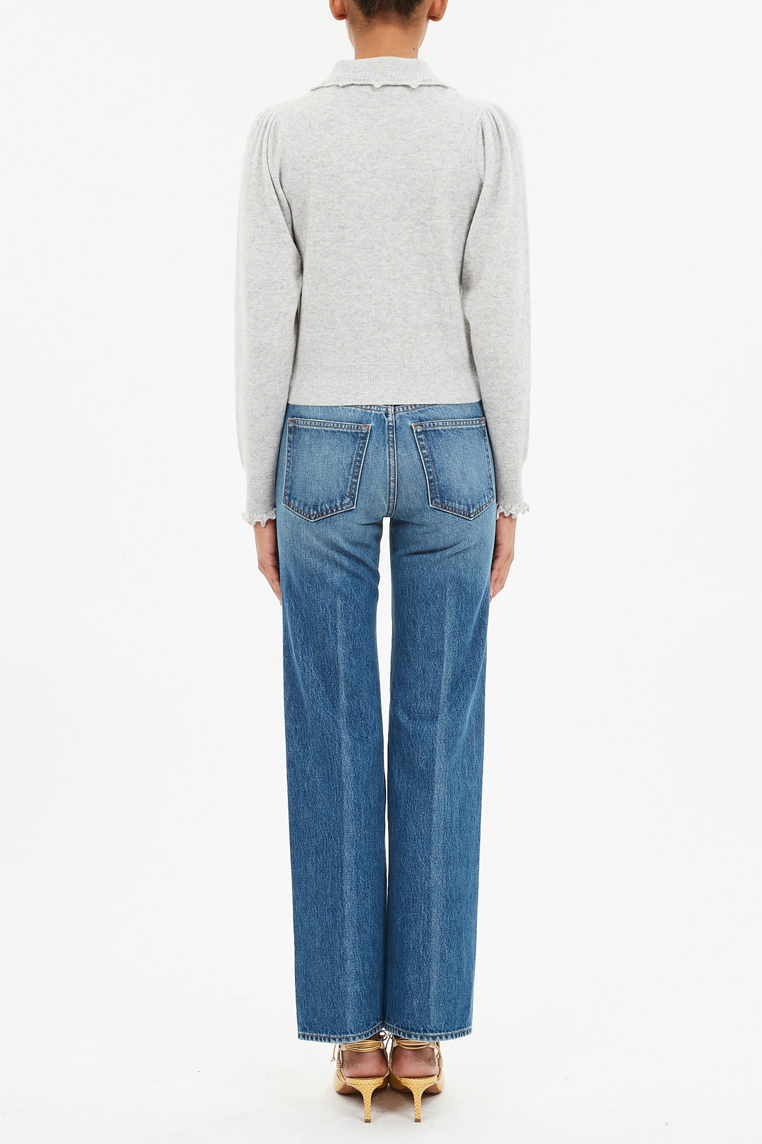 Ulla Johnson - Kalila Collared Cardigan in Pebble Sweaters