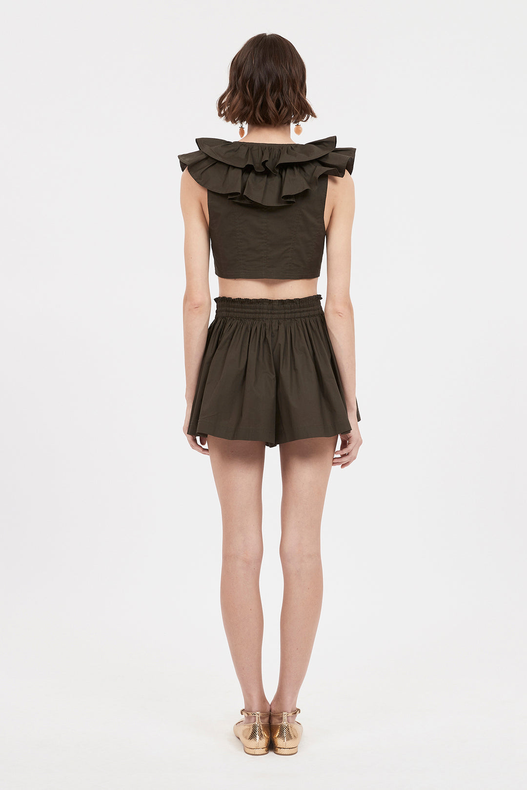 Ulla Johnson - Vidri Top in Militaire Tops
