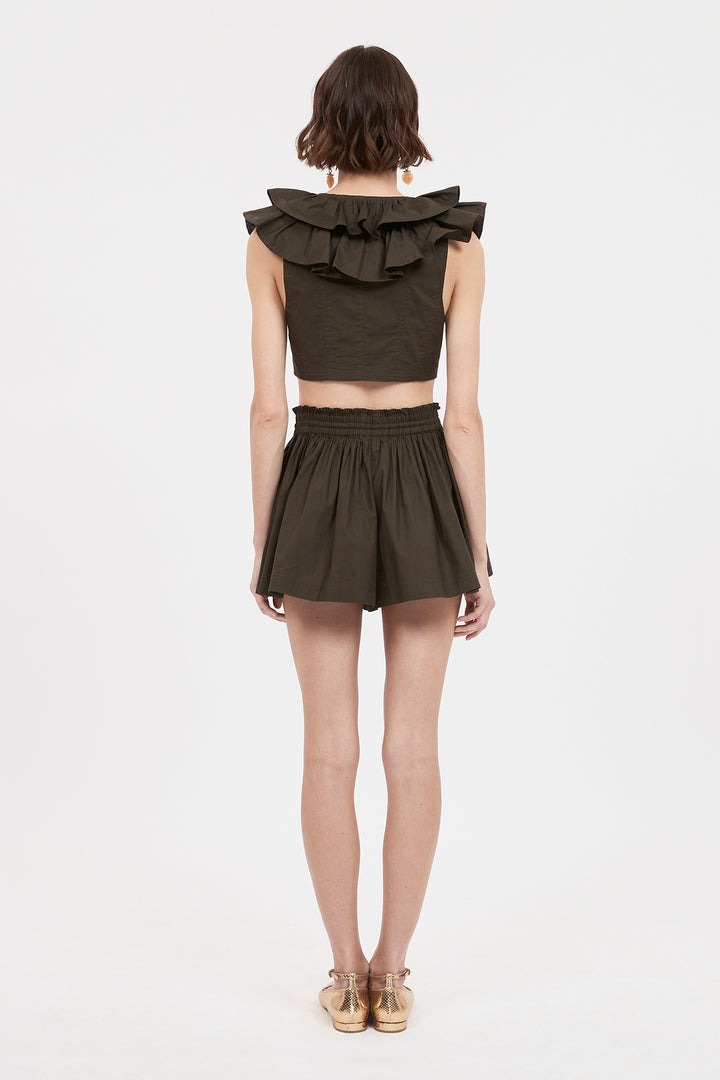 Ulla Johnson - Vidri Top in Militaire Tops