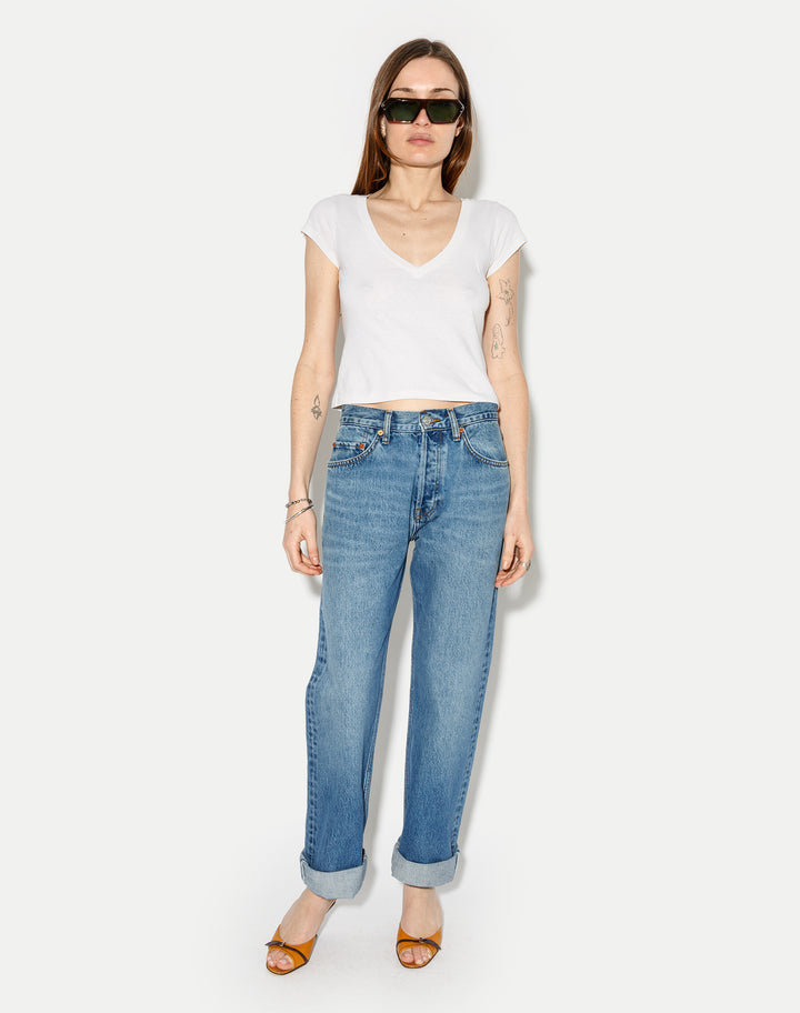 RE/DONE - Beau Jean Cuffed in Day Tripper
