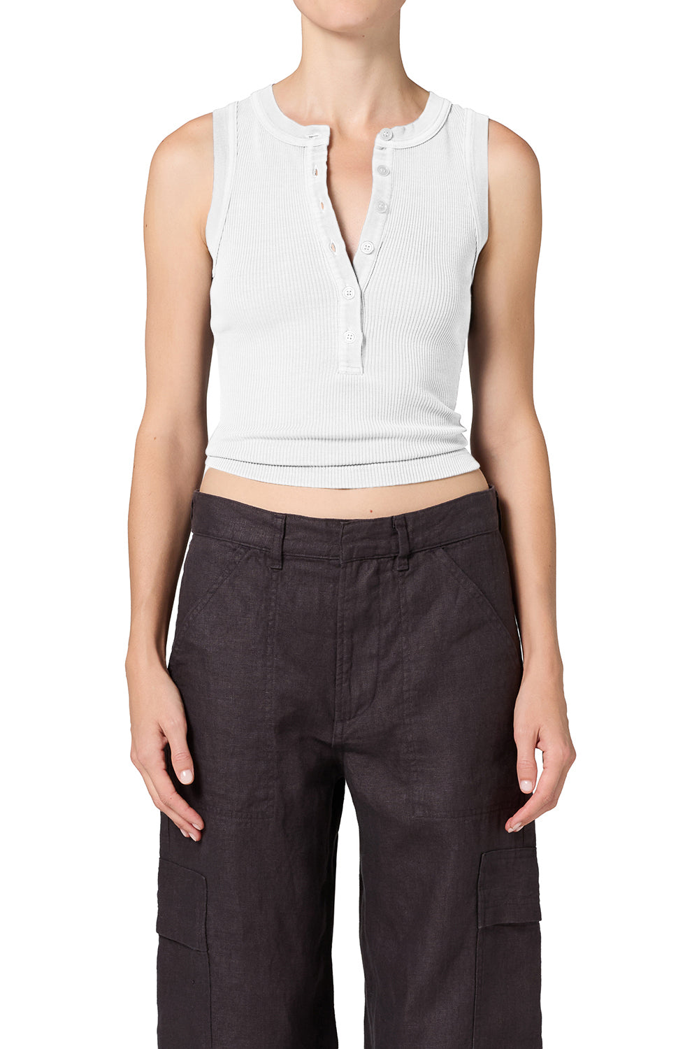 CITIZENS OF HUMANITY - Caralyn Tank in White TANK