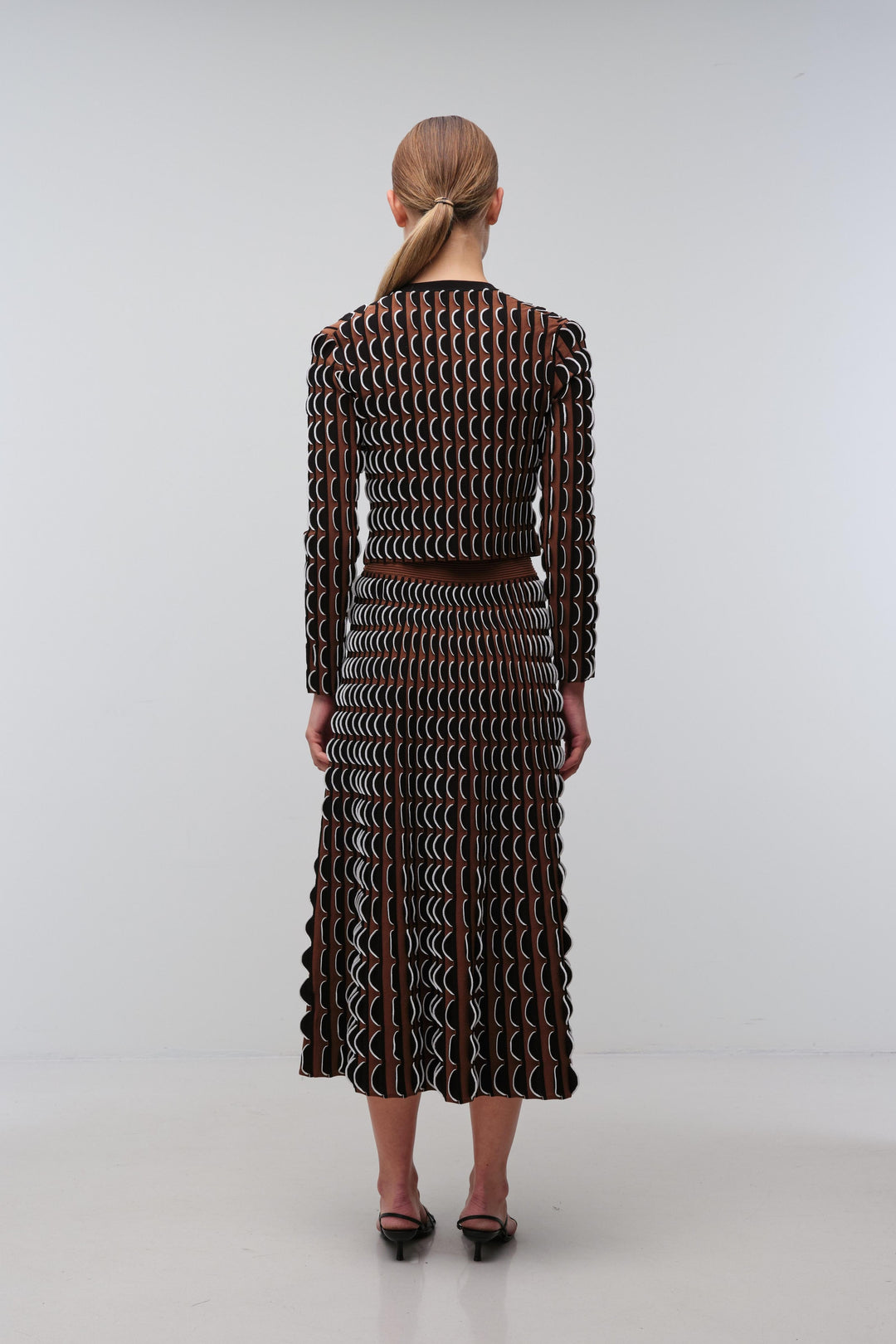 SIMKHAI - Ike Skirt in Dark Ochre Multi