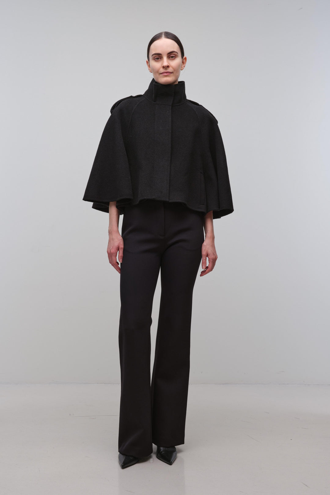 SIMKHAI - Yara Cape Jacket in Black