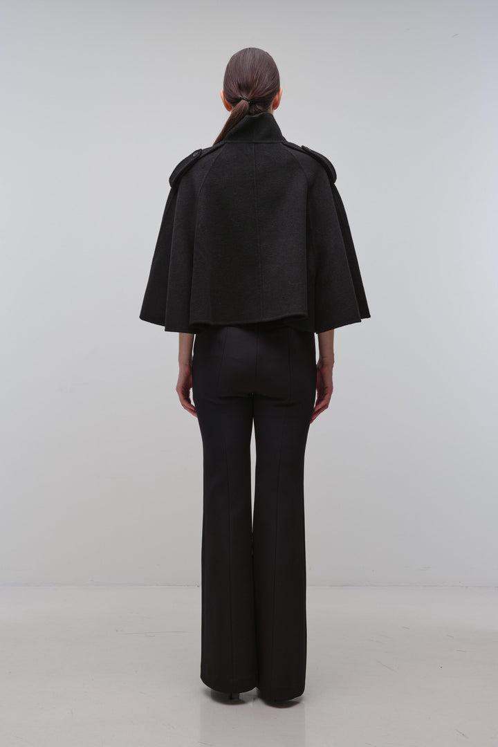 SIMKHAI - Yara Cape Jacket in Black