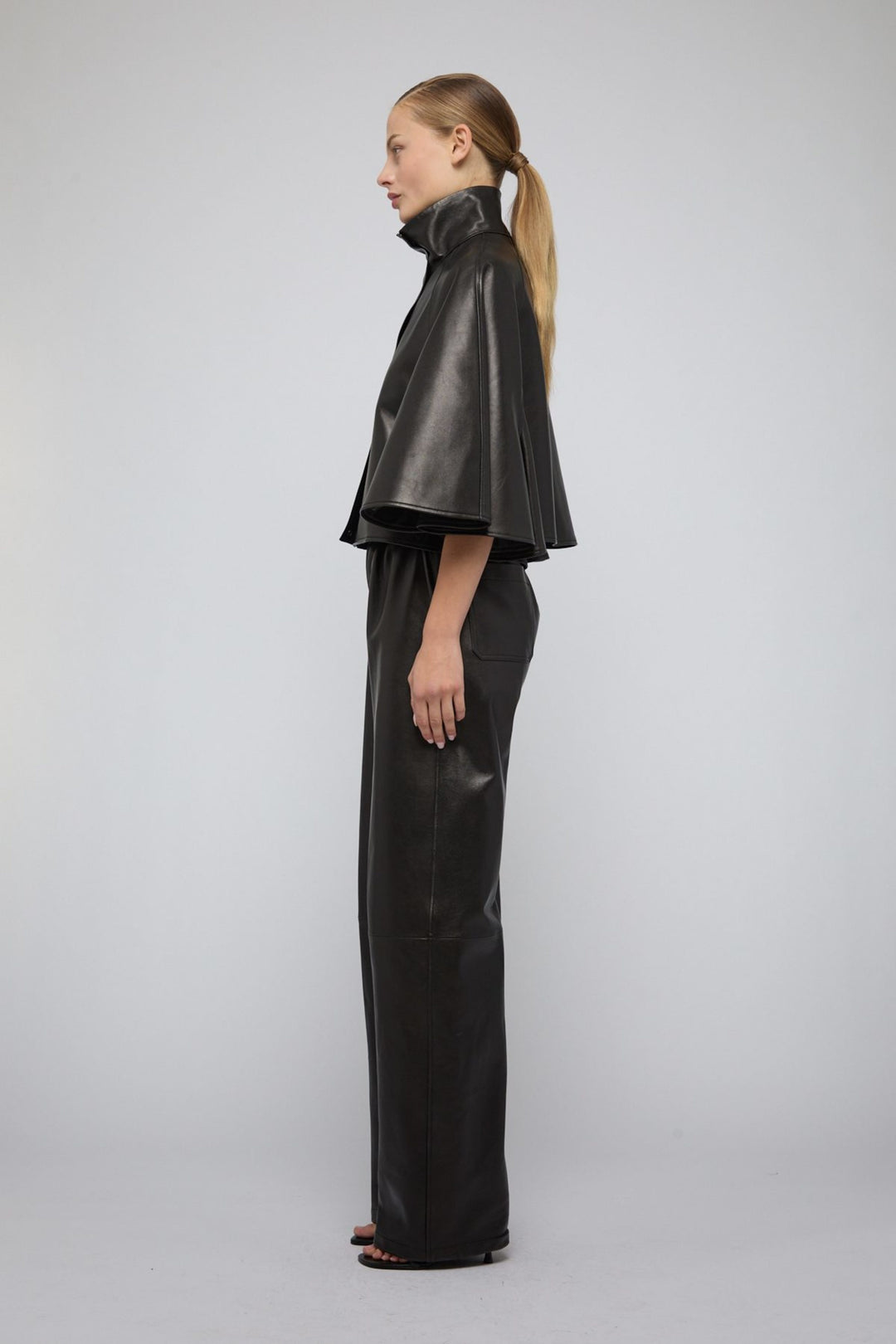 SIMKHAI - Orvik Cape Jacket in Black