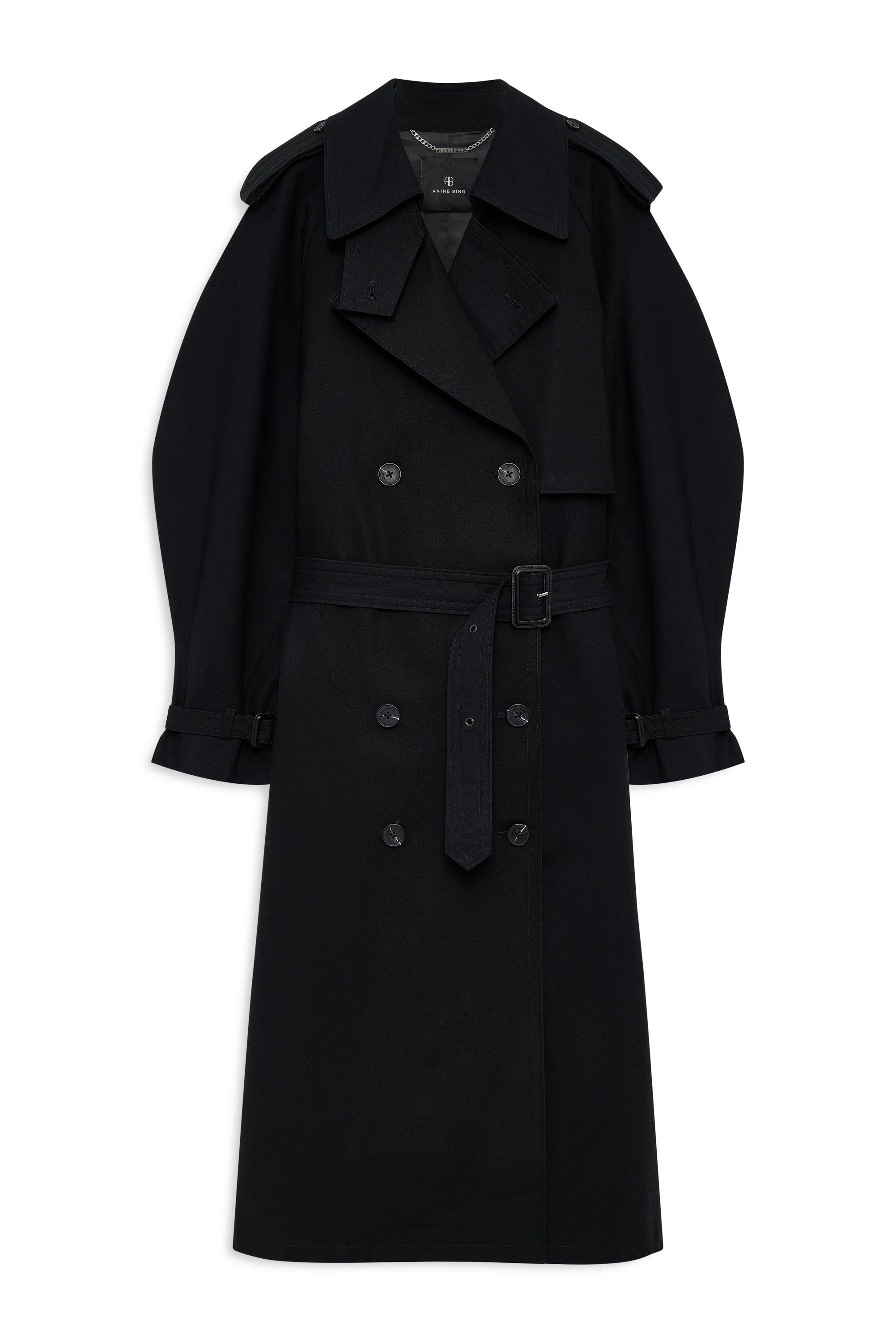 ANINE BING - Pascale Maxi Trench Coat in Black – Blond Genius