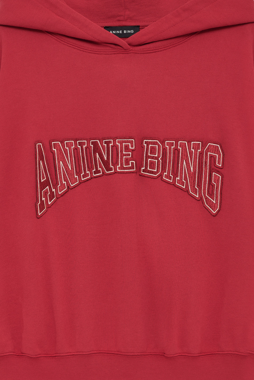 ANINE BING - Harvey Sweatshirt in Tango Red Graphic Sweatshirt