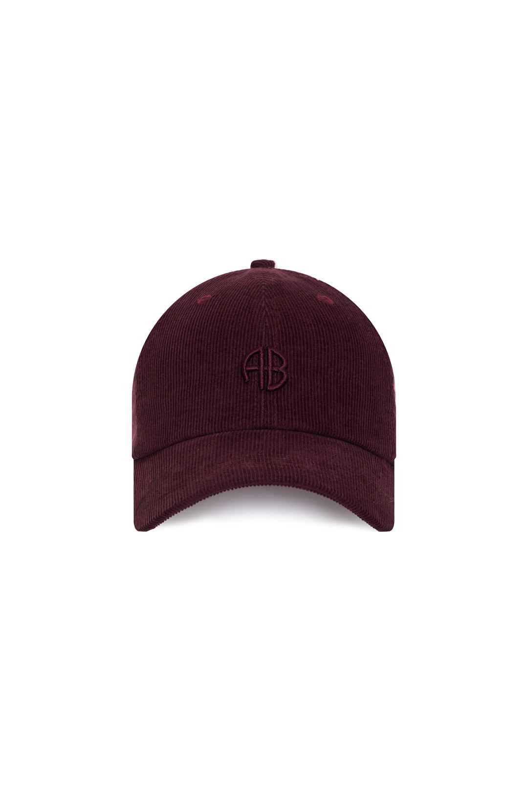 ANINE BING - Jeremy Baseball Cap AB Corduroy in Fig