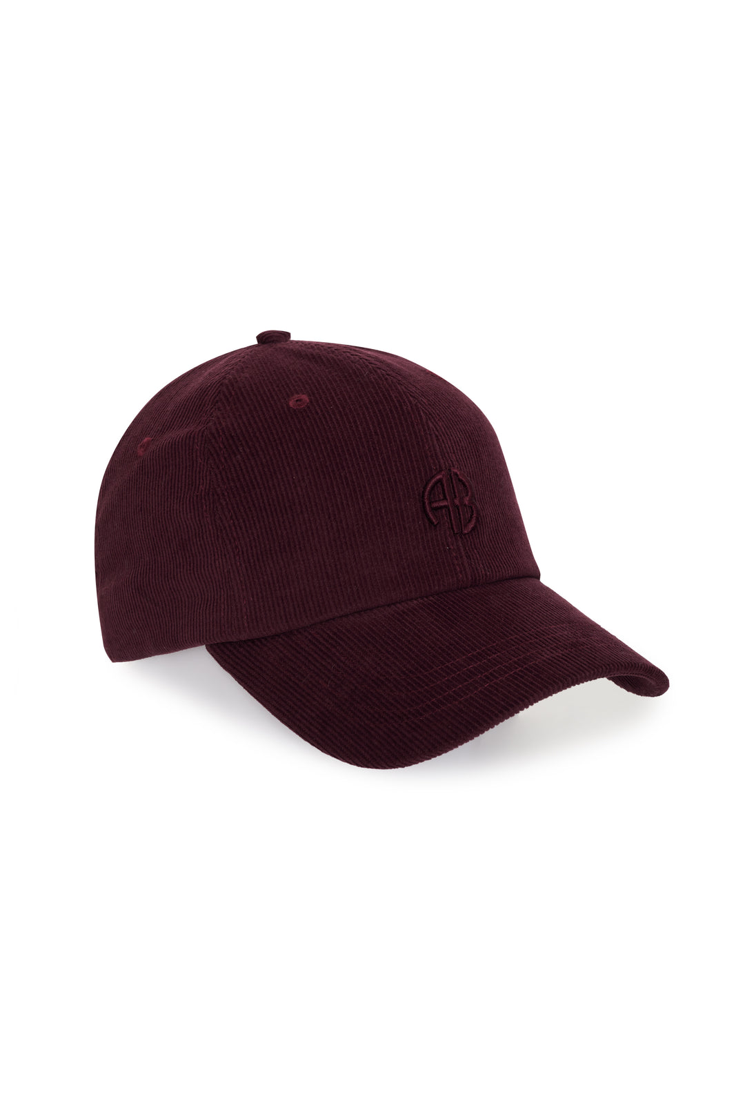 ANINE BING - Jeremy Baseball Cap AB Corduroy in Fig