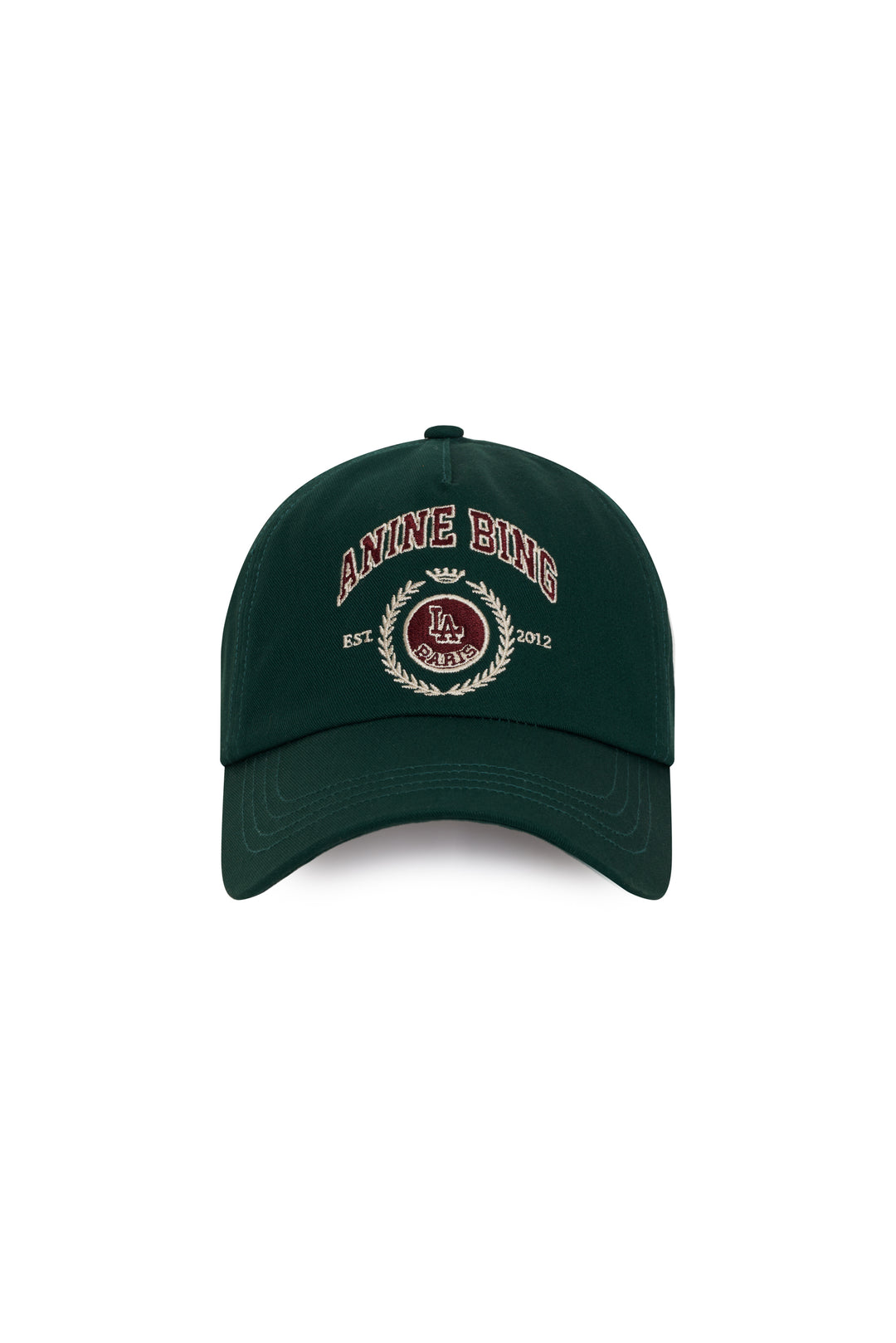 ANINE BING - Jeremy Baseball Cap Collegiate in Deep Emerald