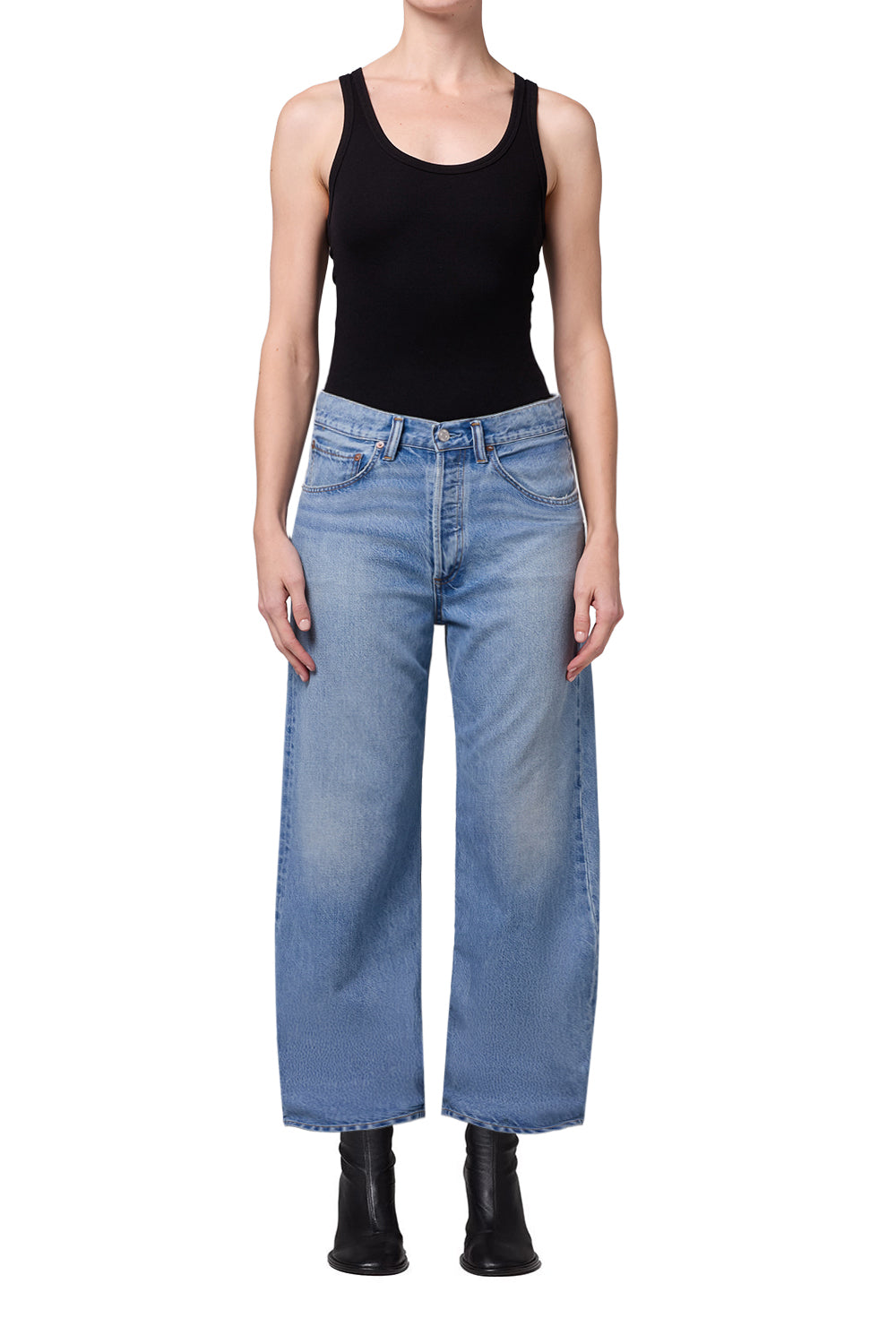 ANINE BING - Low Curve Jean Crop 27.5 inseam in Chord