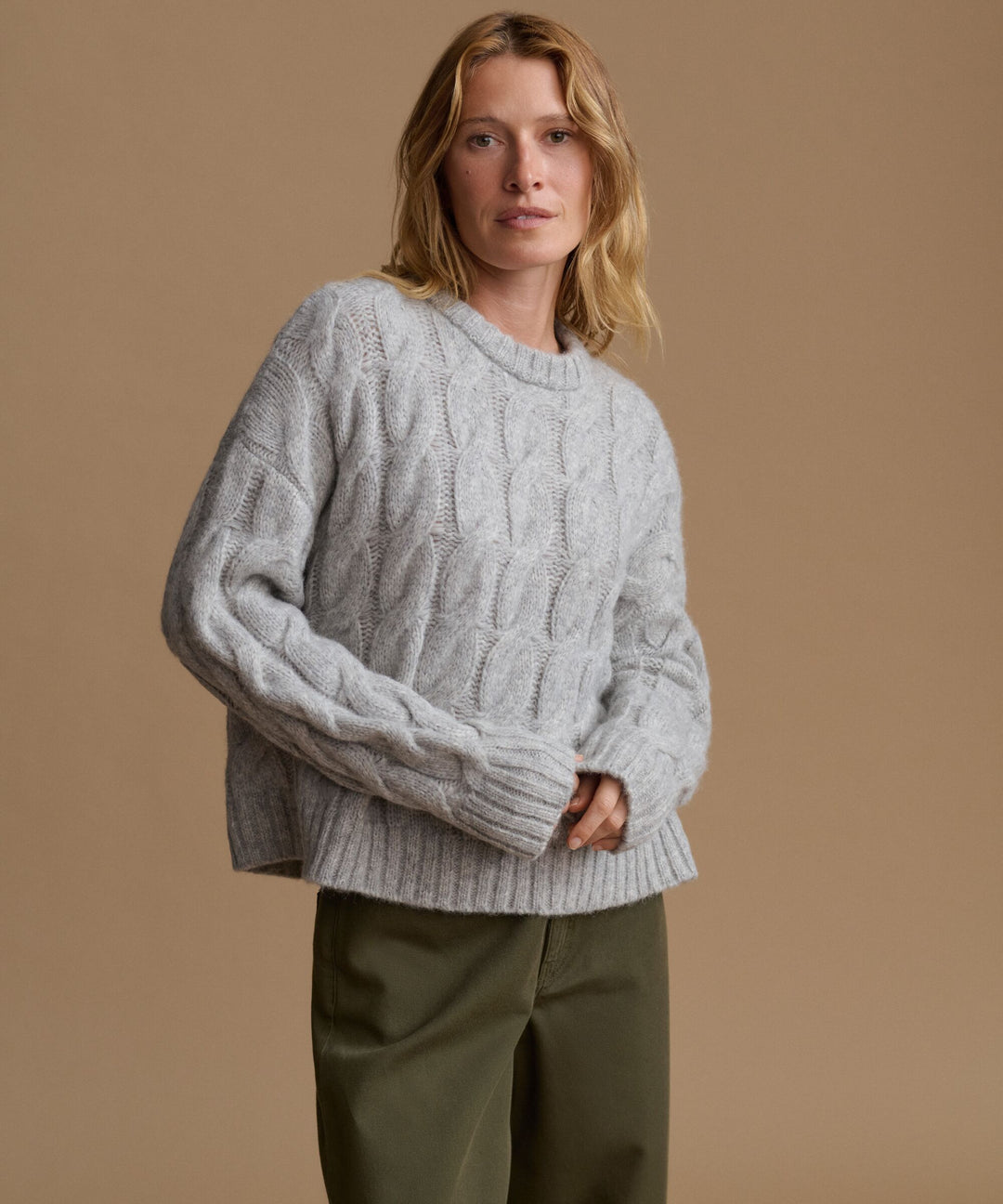 JENNI KAYNE - Cable Serena in Heather Grey