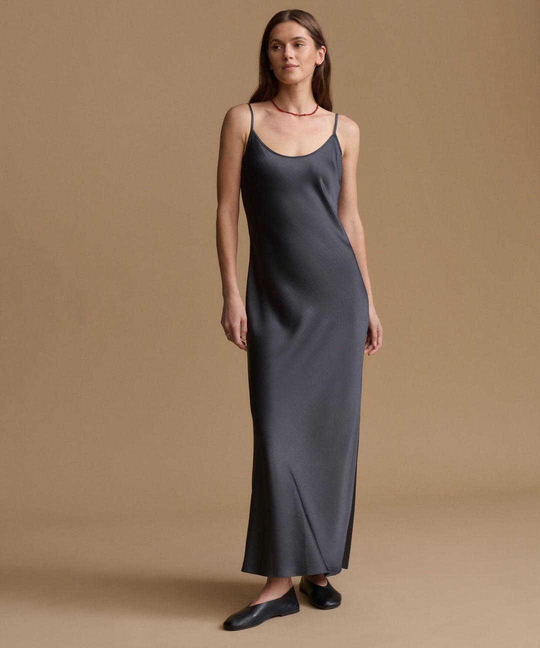 JENNI KAYNE - Cleo Slip Dress in Slate Dresses