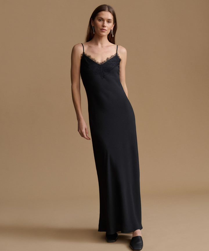 JENNI KAYNE - Austen Slip Dress in Black