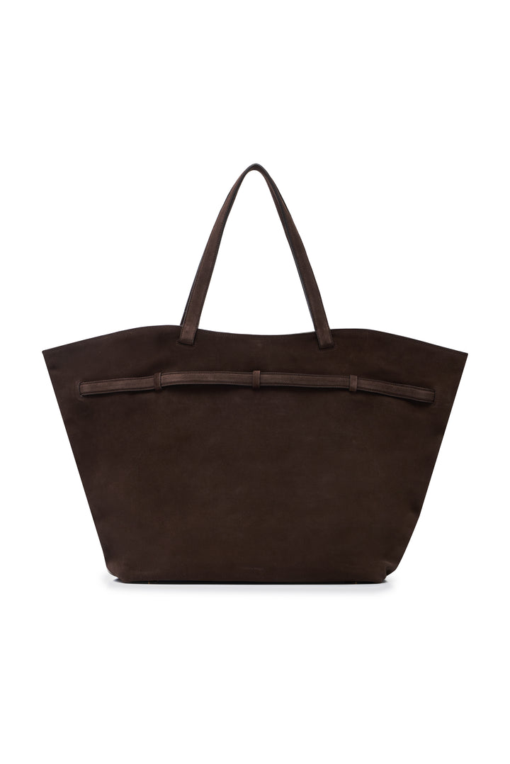 ANINE BING - Elly Tote Suede in Dark Brown