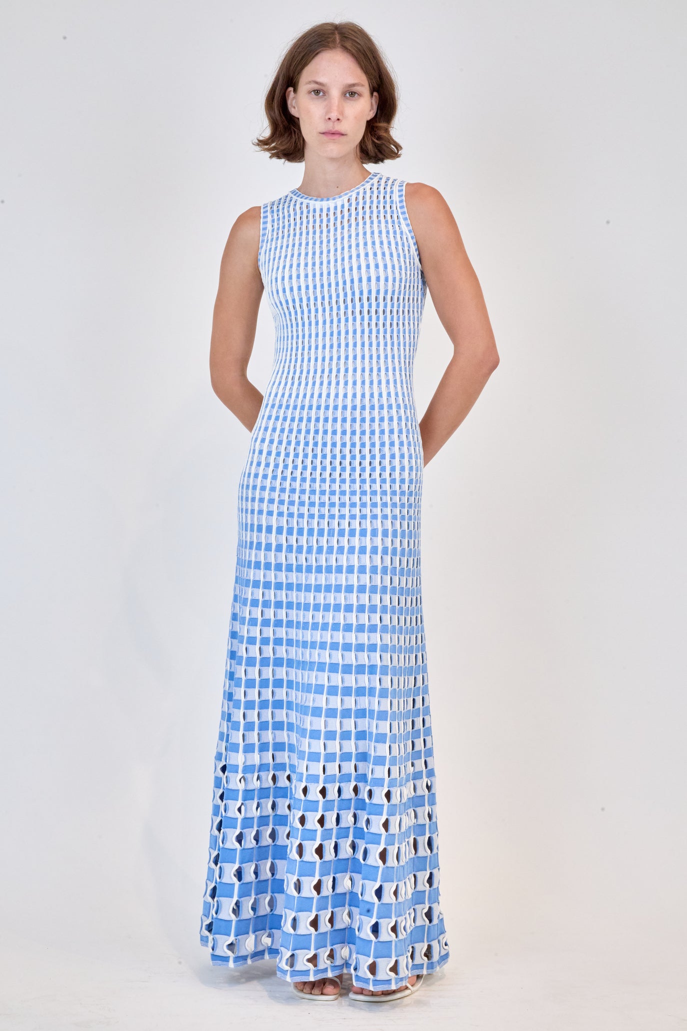 SIMKHAI - Zelma Maxi Dress in Blue Hydrandea – Blond Genius