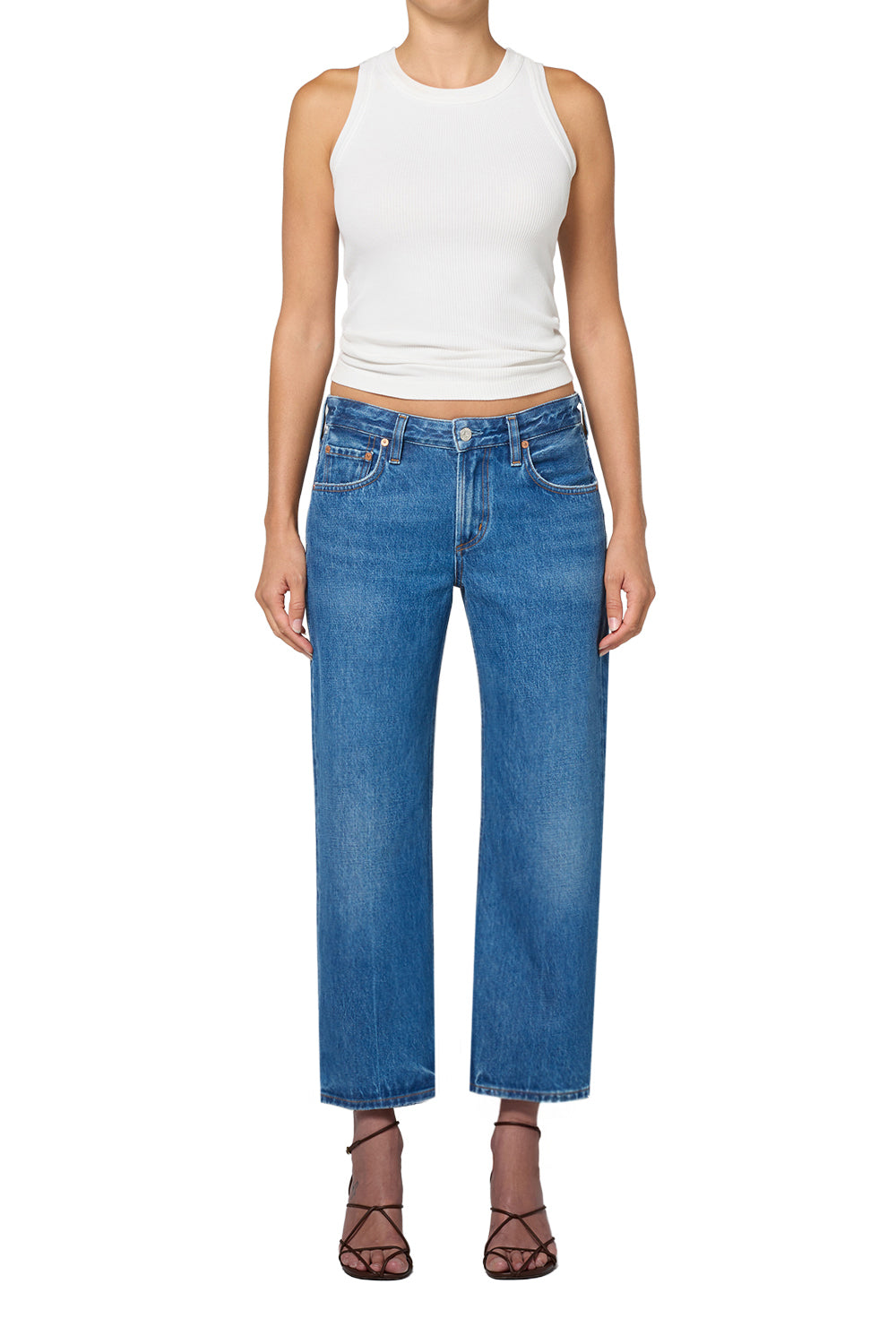 CITIZENS OF HUMANITY - Faye Vintage Straight in Azure Blue