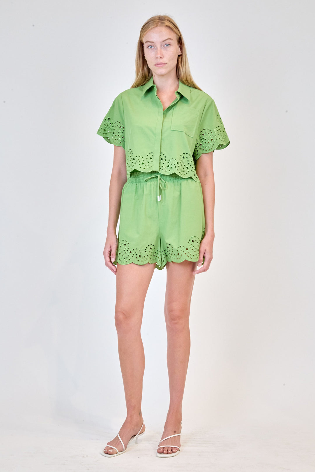 SIMKHAI - Keyla Top in Deep Peridot