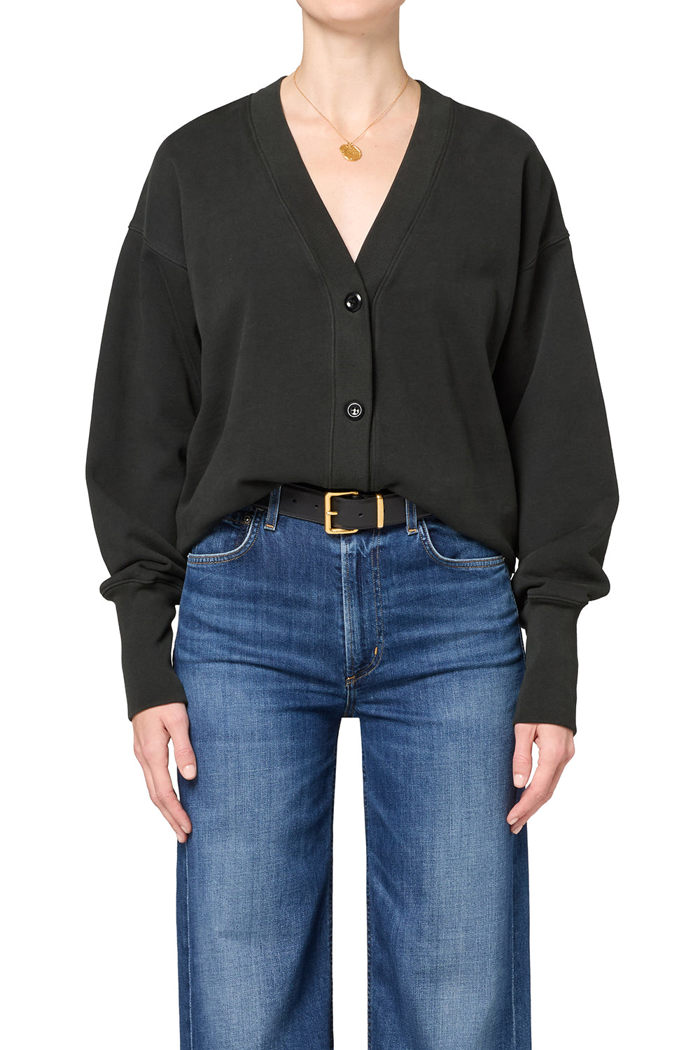 CITIZENS OF HUMANITY - Fleece Cardigan in Juniper
