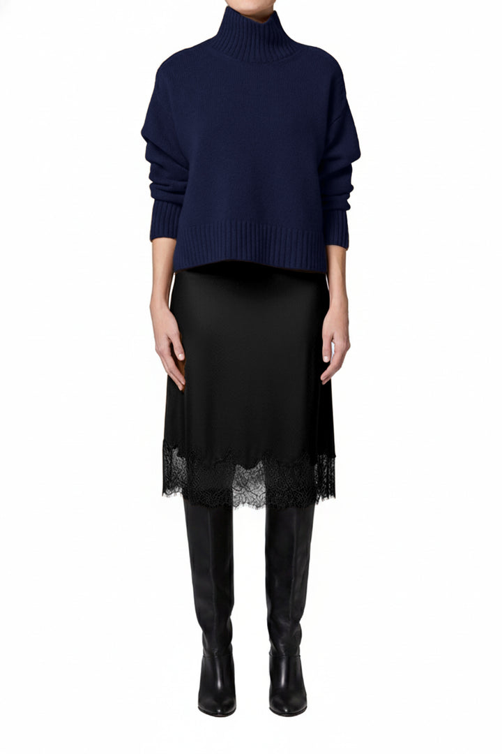 CITIZENS OF HUMANITY - Lace Trimmed Skirt in Black