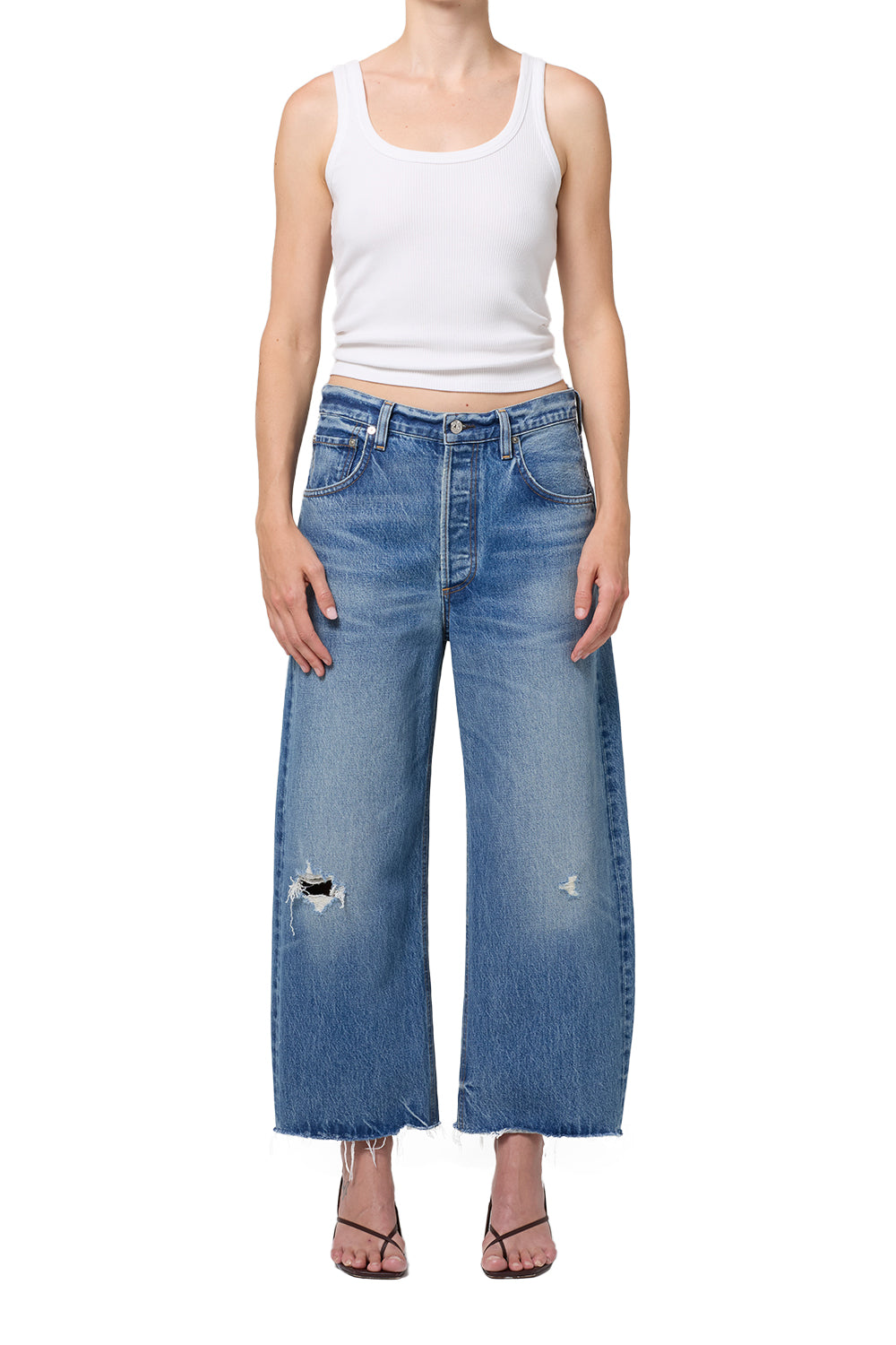 Citizens of Humanity - Ayla Raw Hem Crop in Solano