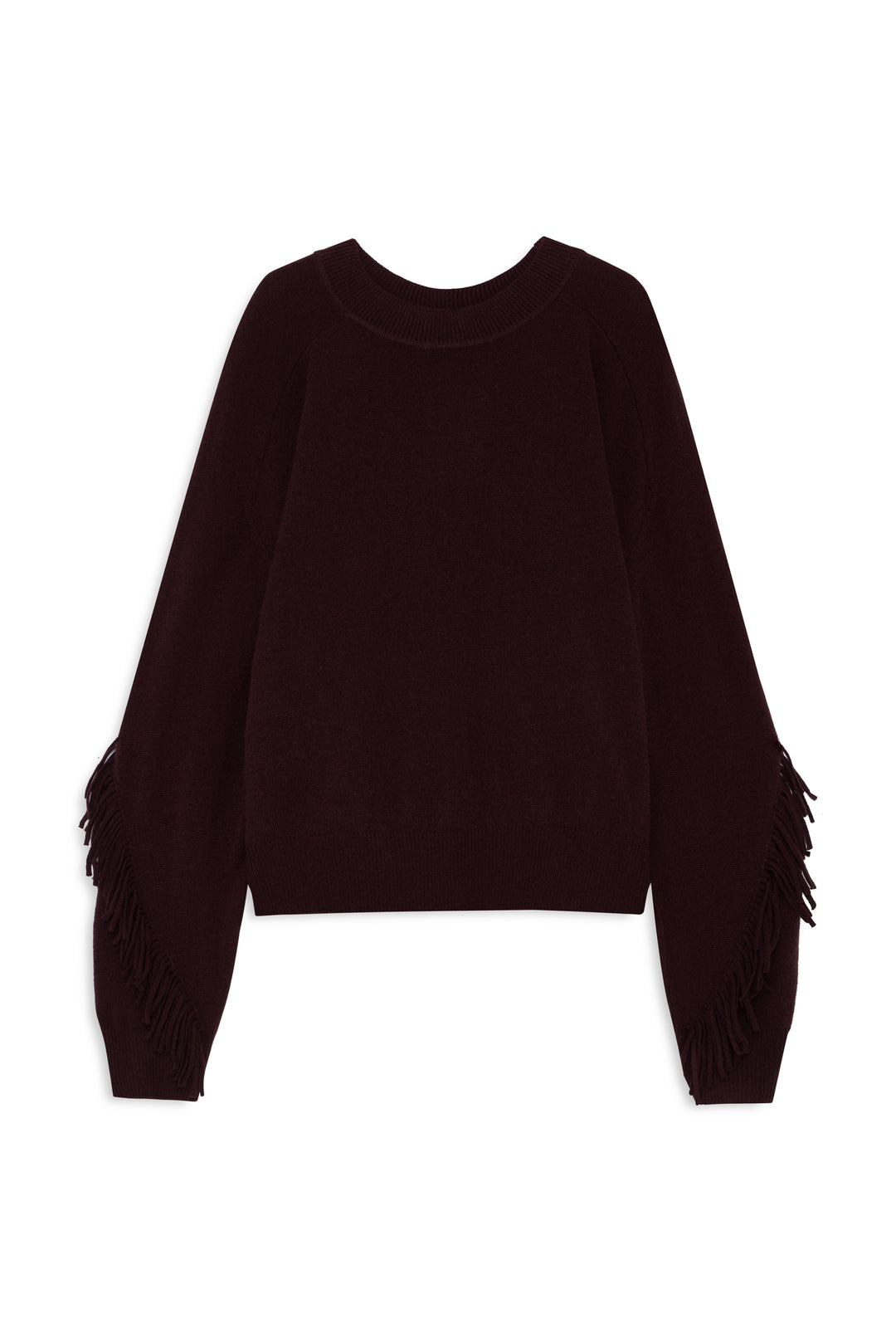 ANINE BING - Frilly Sweater in Brown