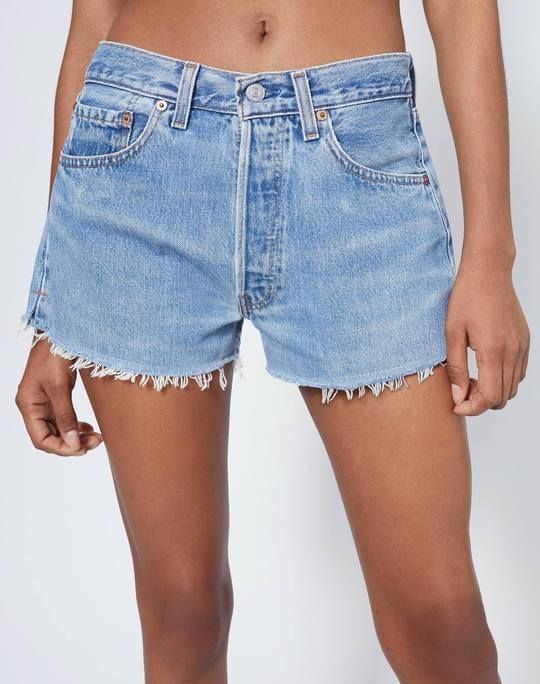 RE/DONE - Levi's The Short in Indigo Shorts