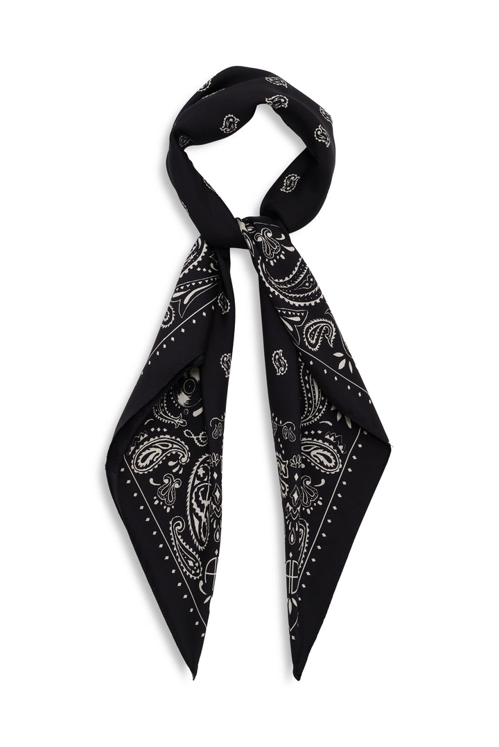 ANINE BING - Large York Scarf Bandana in Black