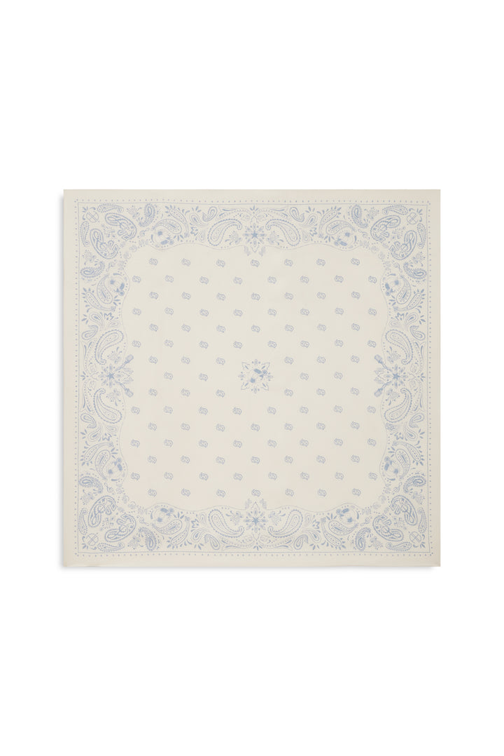 ANINE BING - Large York Scarf Bandana in Mineral Blue