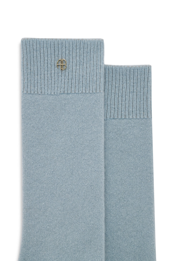 ANINE BING - Sully Cashmere Sock in Mineral Blue