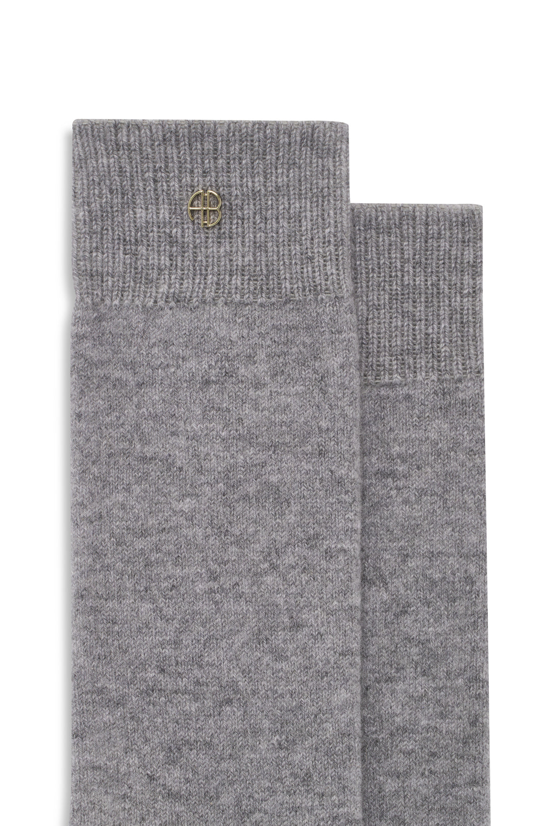 ANINE BING - Sully Cashmere Sock in Grey Melange