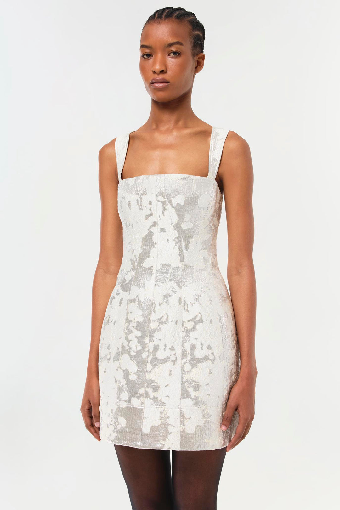 simkhai silver dress SIMKHAI Women's Bex Embellished Maxi Dress in Silver, Sequin, Size 4