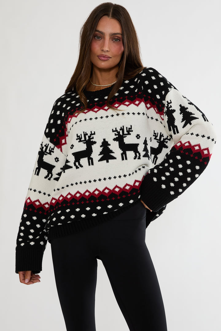BEACH RIOT - Remington Sweater in Twilight Fairisle