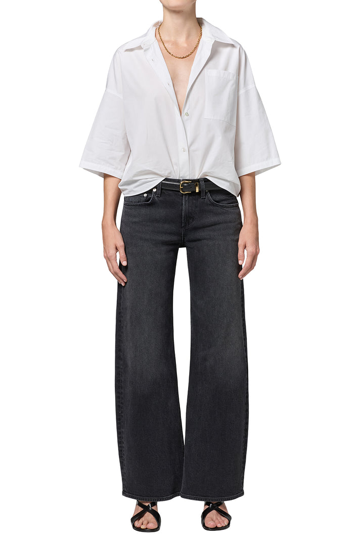 CITIZENS OF HUMANITY - Nora Trouser in Cateye Washed Black Jeans